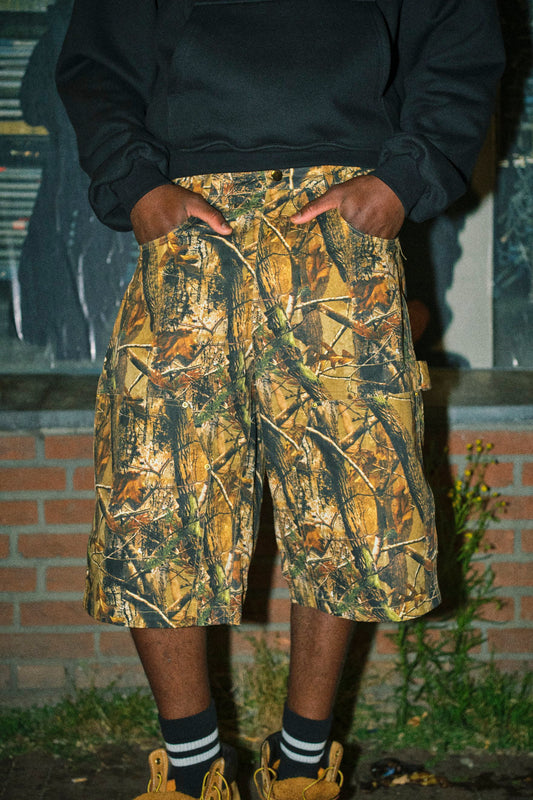 REAL TREE CAMOUFLAGE WORK SHORTS